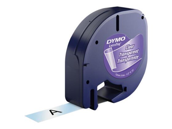 DY16952 Dymo LT Plastic 12mm x 4m Clr-preview.jpg